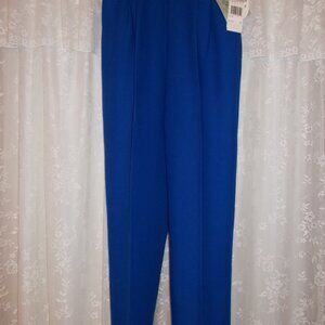 NWT Lucia women's royal blue dress slacks, size 12 regular, fully lined